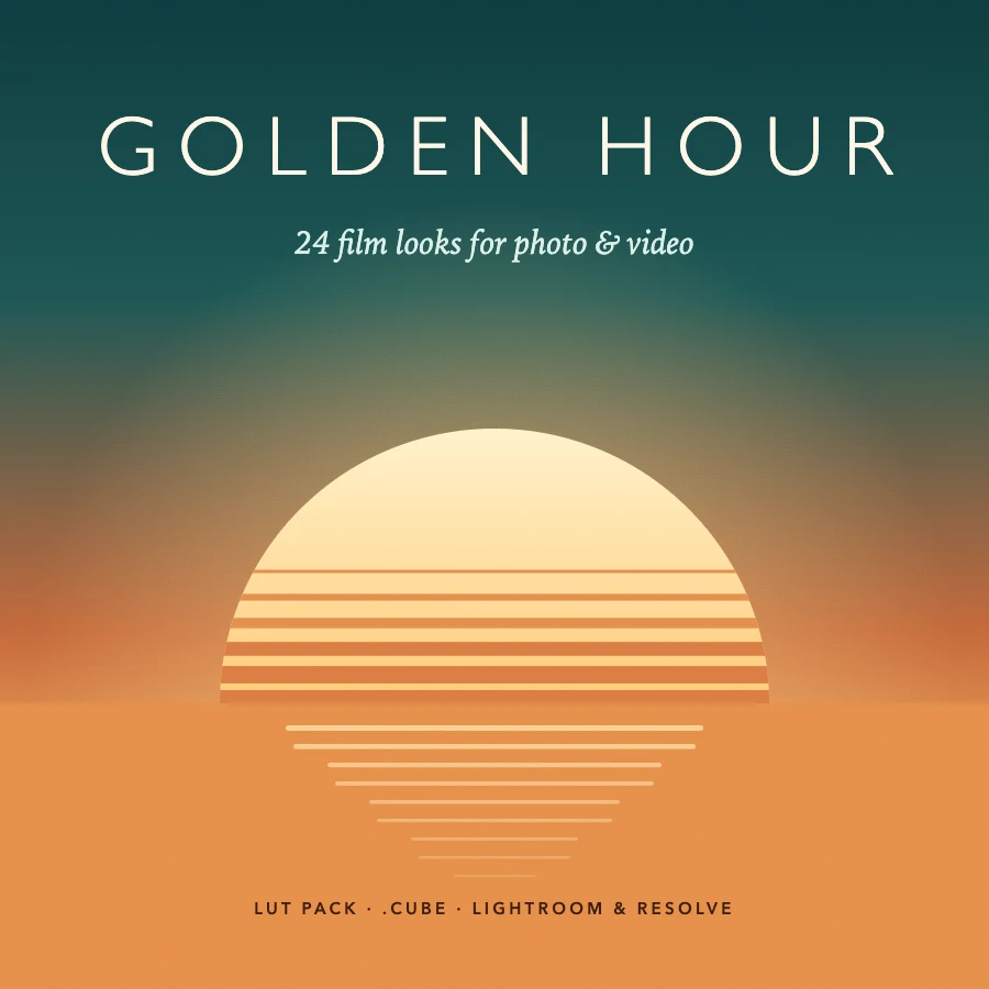 Golden Hour, a pack of film looks